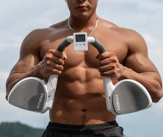 Abdominal & Push-Up Equipment with Integrated Tablet – Smart Sport at Your Fingertips